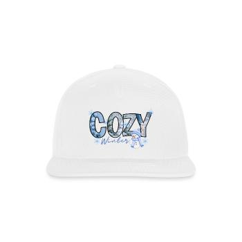 Cozy Winter hoodies, comfy sweatshirts - Snapback Baseball Cap - white - Front