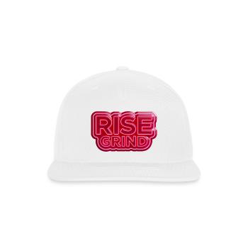  Rise Grind - Snapback Baseball Cap - white - Front