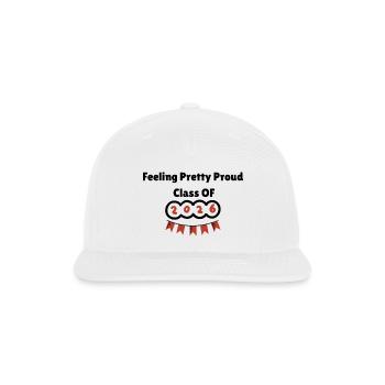 2026 Celebration Banner Emblem  Class of 2026 - Snapback Baseball Cap - white - Front