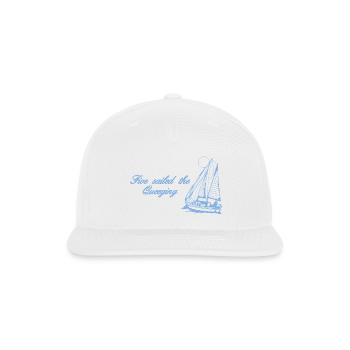 Five Sailed The Queeging - Snapback Baseball Cap - white - Front