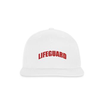 Lifeguard - Snapback Baseball Cap - white - Front