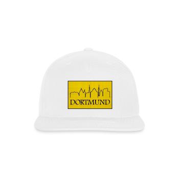 Dortmund Skyline Monoline - Snapback Baseball Cap - white - Front