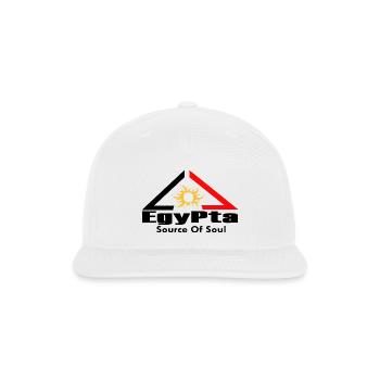 Solar Triangle Sun Emblem Egypt source of soul - Snapback Baseball Cap - white - Front