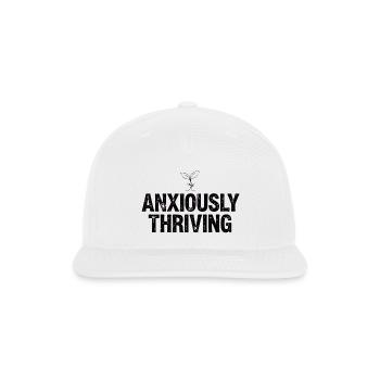 Anxious Yum Glitter - Snapback Baseball Cap - white - Front