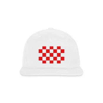 Show off your colors - Croatia - Snapback Baseball Cap - white - Front