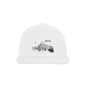 Berlin - Snapback Baseball Cap - white - Front