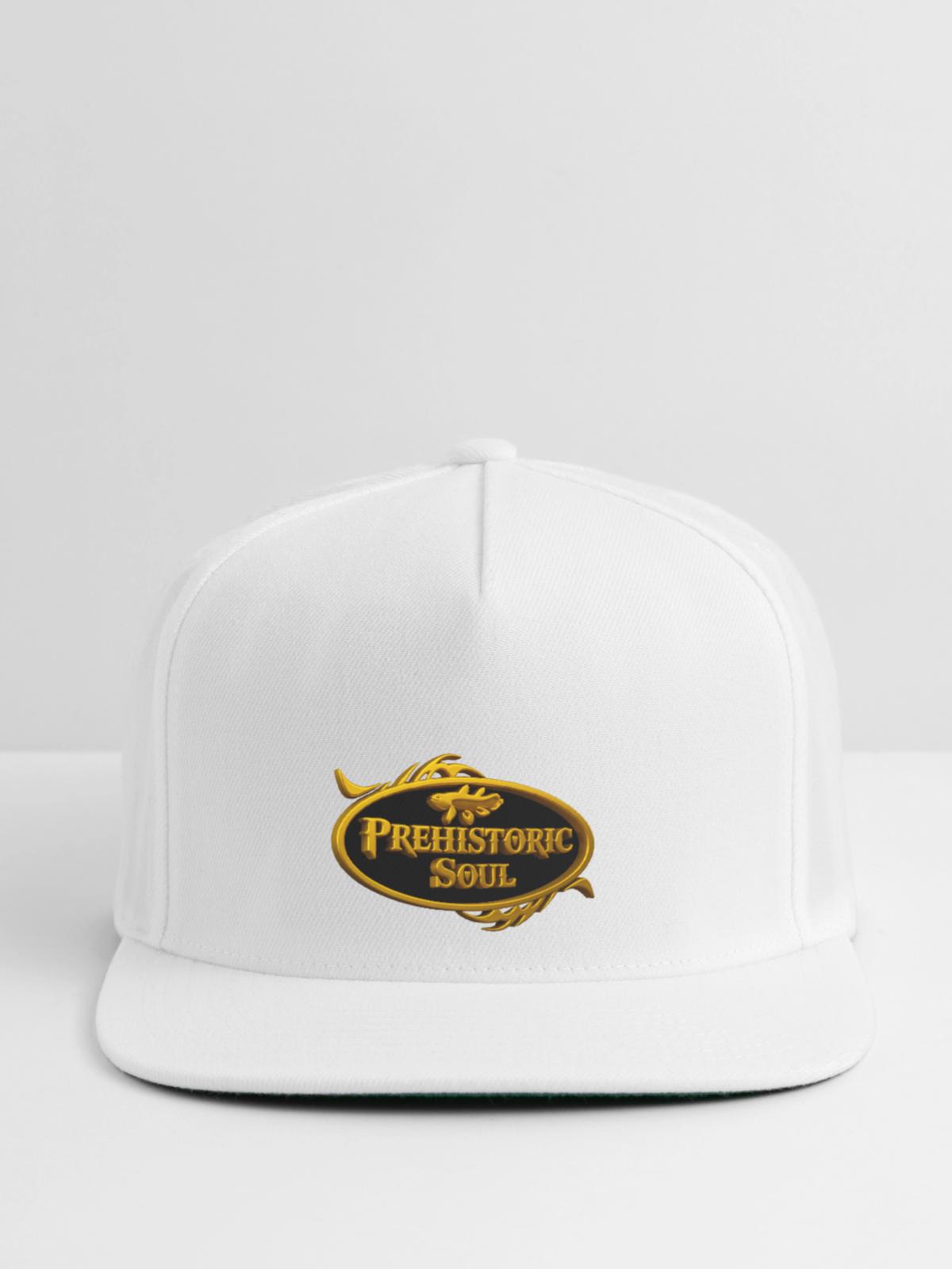 Prehistoric Soul - Snapback Baseball Cap - white - Front