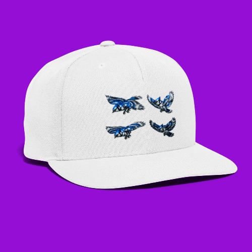 Silver Blue Jay Flight Stages - Snapback Baseball Cap