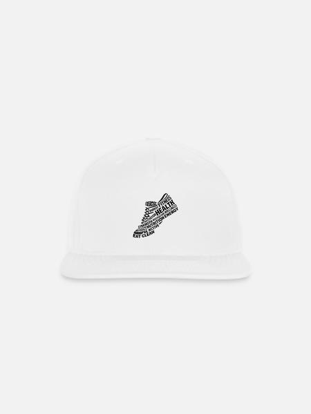 Fitness_motivation_health - Snapback Baseball Cap - white