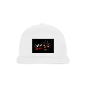 Out of Signal - Horror Router Tech Art Print - Snapback Baseball Cap - white - Front