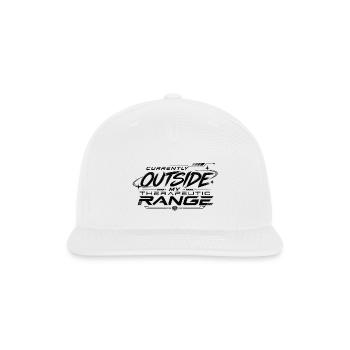 Outside the Therapeutic Range - Snapback Baseball Cap - white - Front