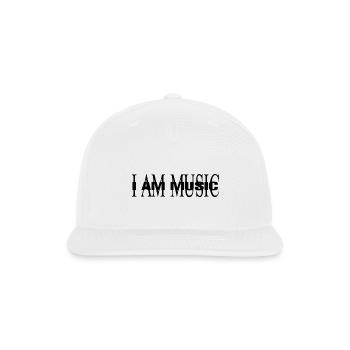 IAM MUSIC playboy carti album - Snapback Baseball Cap - white - Front