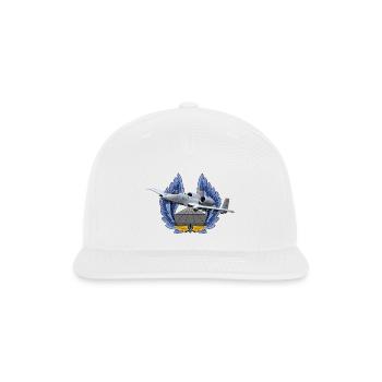 A-10 Thunderbolt - Snapback Baseball Cap - white - Front