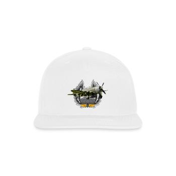 P-47 Thunderbolt - Snapback Baseball Cap - white - Front