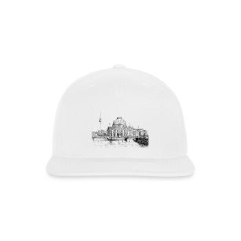 Berlin - Snapback Baseball Cap - white - Front