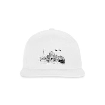 Berlin - Snapback Baseball Cap - white - Front