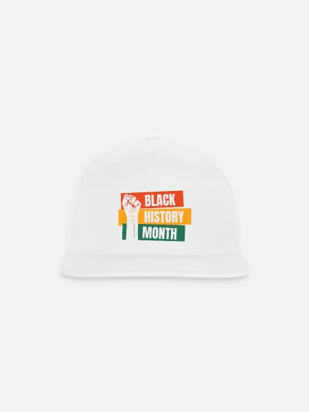 Black History Month - Snapback Baseball Cap - white