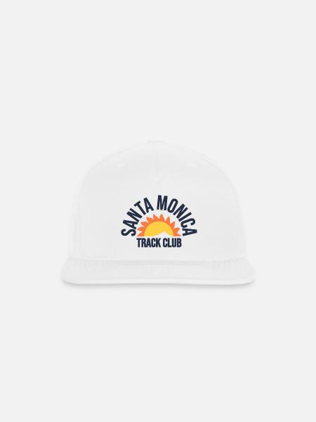 Santa Monica Track Club - Snapback Baseball Cap - white