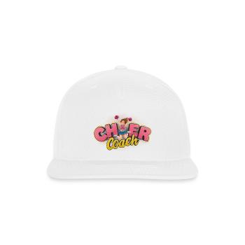 Cheerleading a Sport Tumbles and Lifts Spirits - Snapback Baseball Cap - white - Front