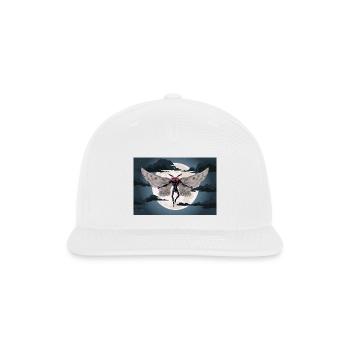 the mothman - Snapback Baseball Cap - white - Front