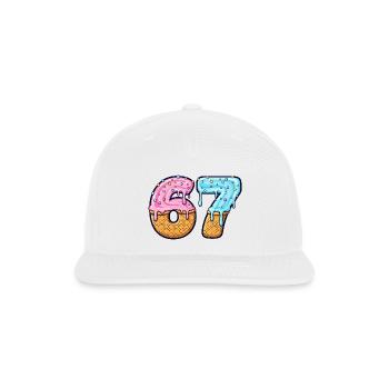 Drip Ice Cream 67 Duo - Snapback Baseball Cap - white - Front