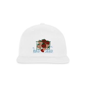 Bad Seed Strawberry  - Snapback Baseball Cap - white - Front