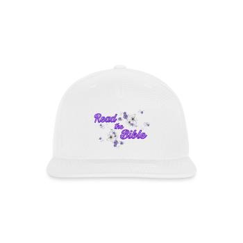 Lire la Bible - Casquette de baseball Snapback - blanc - Devant