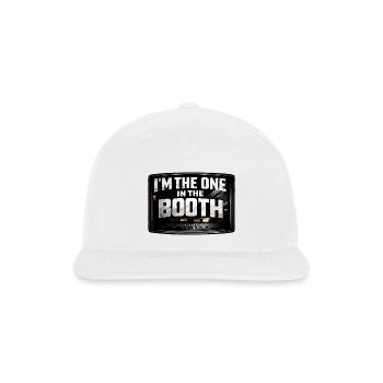 The One in the Booth - Snapback Baseball Cap - white - Front