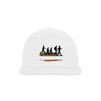 Mud Walkers Group – Mud Walk Adventure - Snapback Baseball Cap - white - Front