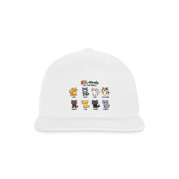 SEL-ebrate All The Feels  - Snapback Baseball Cap - white - Front