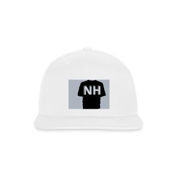 NH 3D Lettermark Tee - Snapback Baseball Cap - white - Front