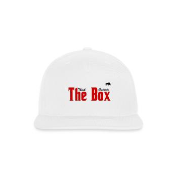 Think Outside The Box - Snapback Baseball Cap - white - Front