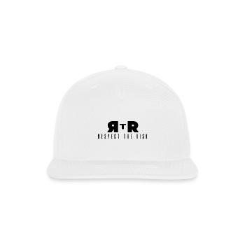 Respect the Risk - Snapback Baseball Cap - white - Front