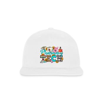 Pharmacy Tech Because Pharmacists need heroes - Snapback Baseball Cap - white - Front