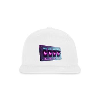 Japanese language switcher toggle panel hiragana  - Snapback Baseball Cap - white - Front