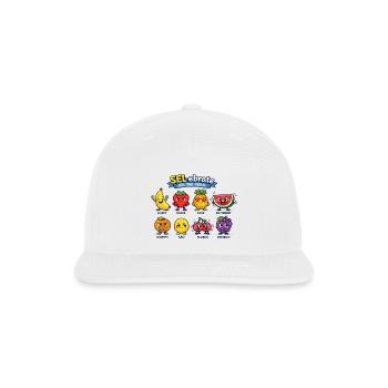 SEL-ebrate All The Feels Cute Fruits  - Snapback Baseball Cap - white - Front