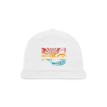 Kitesurfing Summer Water Sports - Snapback Baseball Cap - white - Front