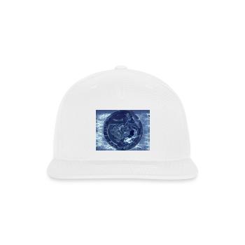 Abstract Art - Snapback Baseball Cap - white - Front