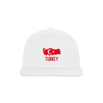 Turkey - Snapback Baseball Cap - white - Front