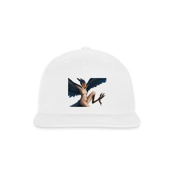A mythical harpy with sharp claws - Snapback Baseball Cap - white - Front