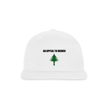 An Appeal to Heaven Flag,the Pine Tree Flag - Snapback Baseball Cap - white - Front