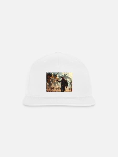 Warrior - Snapback Baseball Cap - white
