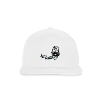 Pilot Mosquito - Snapback Baseball Cap - white - Front