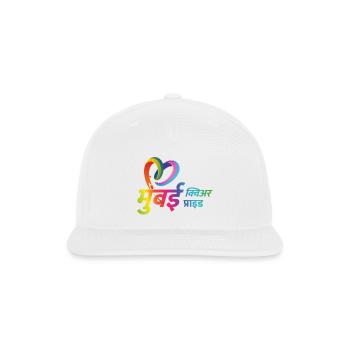 Mumbai Queer Pride - Snapback Baseball Cap - white - Front