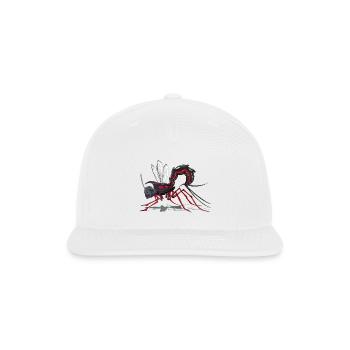 Crimson Warlight Mantis - Snapback Baseball Cap - white - Front