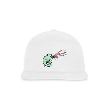 The Amazing Spider vs The Chameleon - Snapback Baseball Cap - white - Front