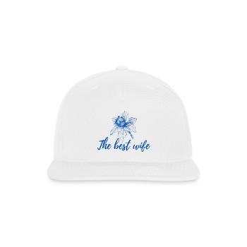 The Best Wife - Snapback Baseball Cap - white - Front