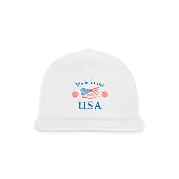 Nature - Snapback Baseball Cap - white - Front