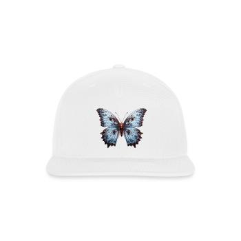 Butterfly Colorful Enchanting Delicate Insects - Snapback Baseball Cap - white - Front