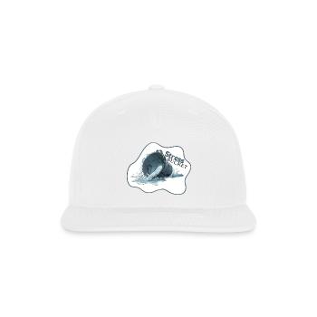Stress bucket mental health physics - Snapback Baseball Cap - white - Front